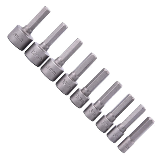 Powerful Socket Inner Hexagonal Wrench Hexagonal Handle Screwdriver Socket Extension Rod Pneumatic Screwdriver Insert Tool Set