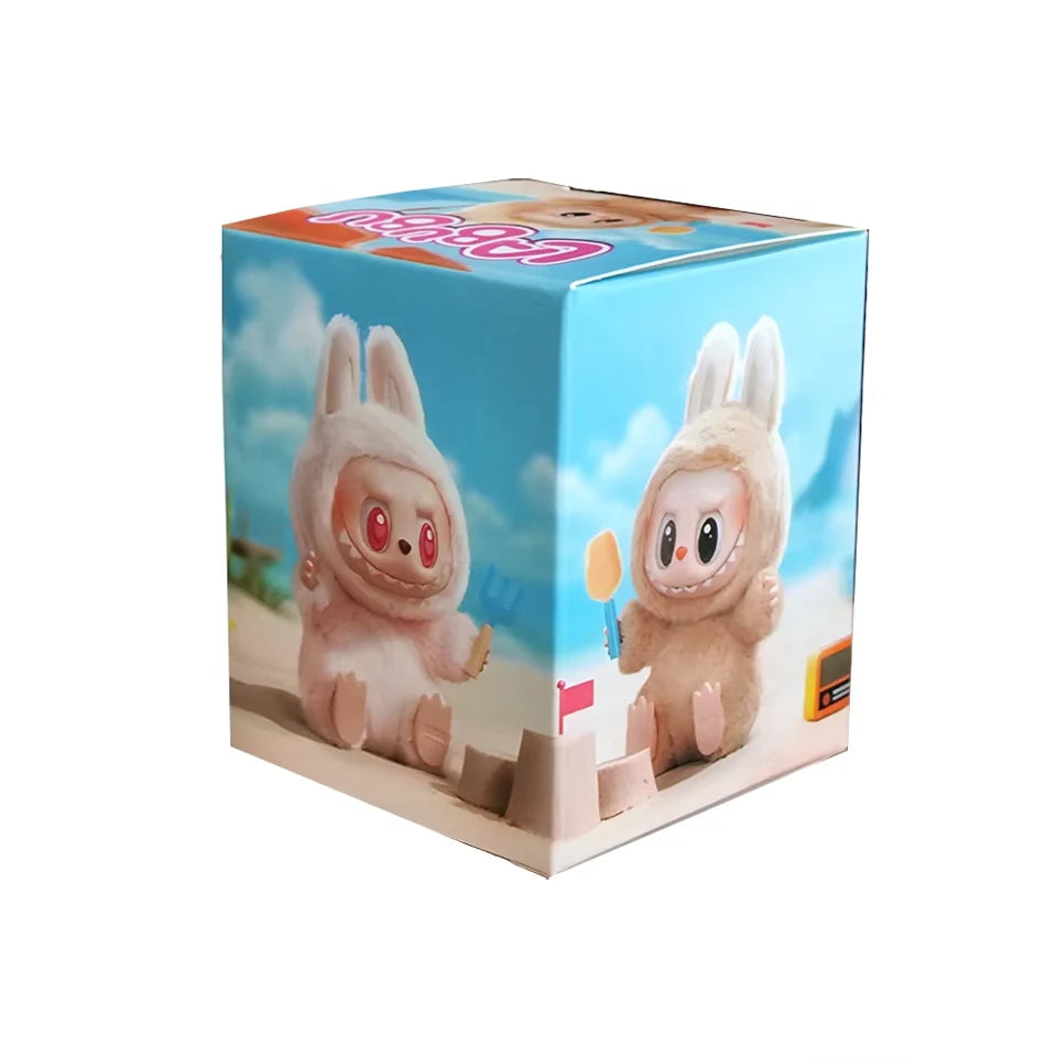 New For Labub V1 V2 Transparent Protective Cover Dustproof Hanging Plush Doll Bag Monster Toy Elf Doll Storage Box Display Cover