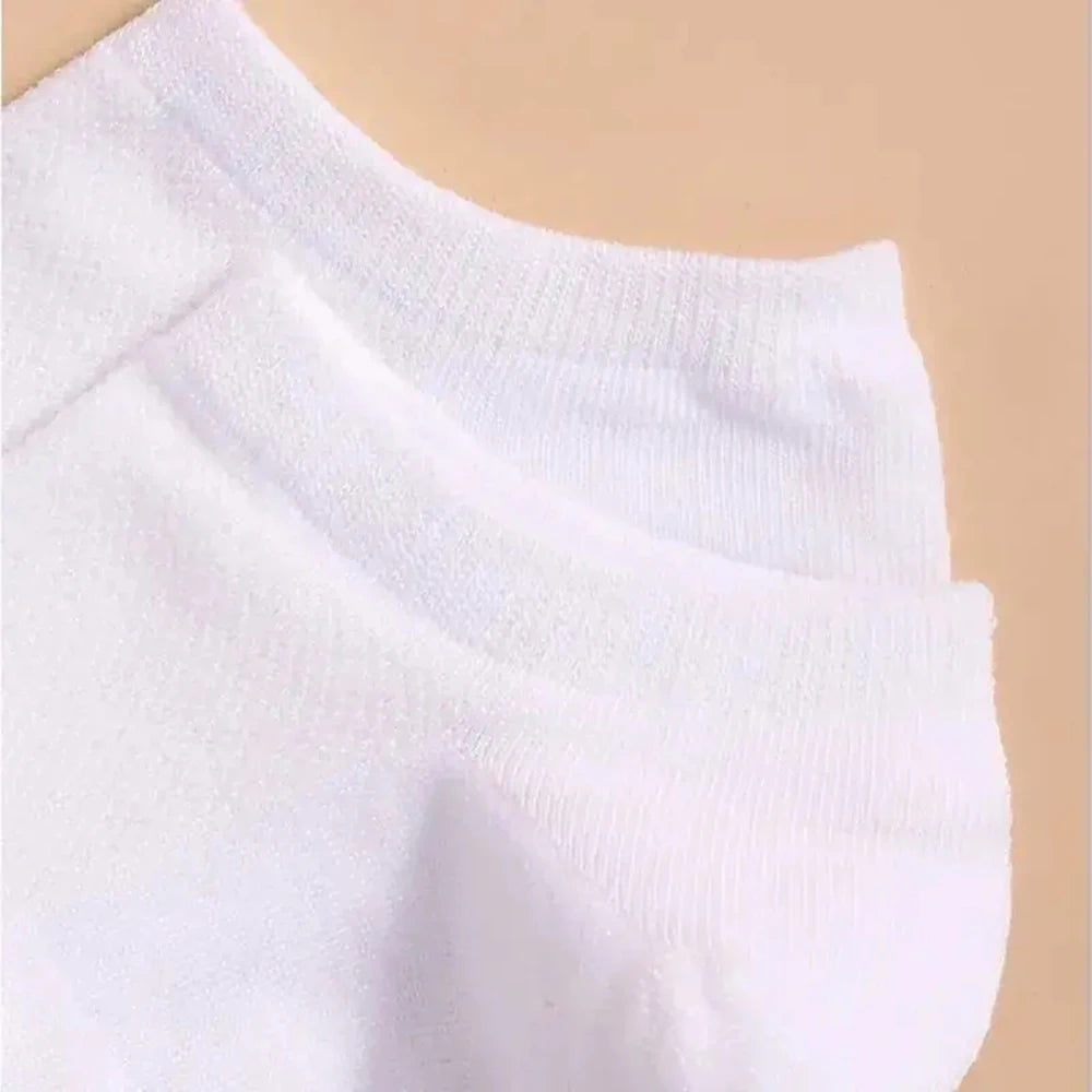 10/20 Pairs Unisex Casual Plain Color Boat Socks Thin Breathable Comfy Anti-odor Sweat-absorbing Low Cut Men Women Ankle Socks