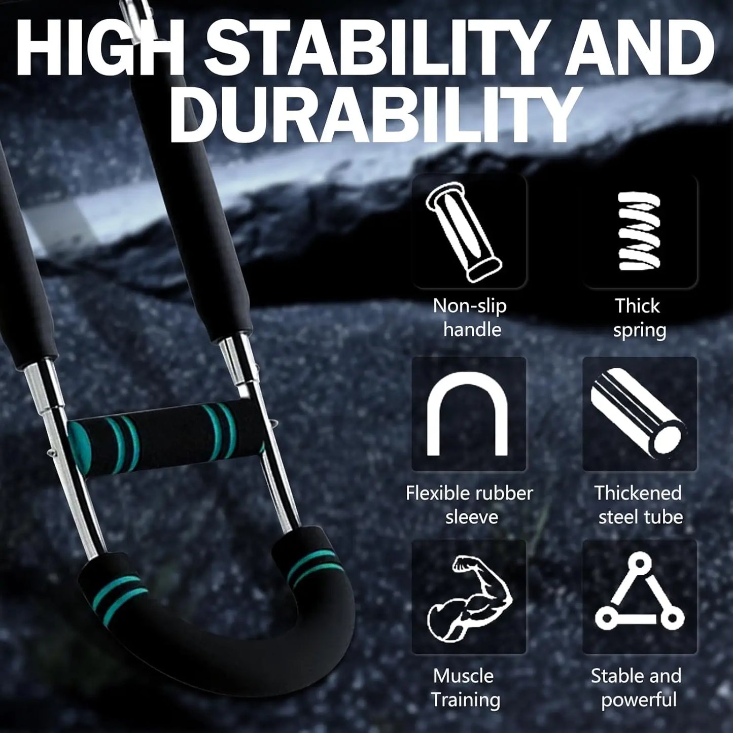 Equipment,Twister Arm Trainer with Adjustable 60-110lb Resistance,Portable Chest Trainer for Men,Strength Training Fitness and