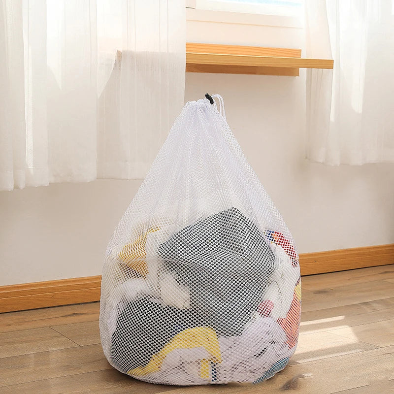 Large Washing Laundry Bag Mesh Organizer Net Dirty Bra Socks Underwear Shoe Storag Wash Machine Cover Clothes