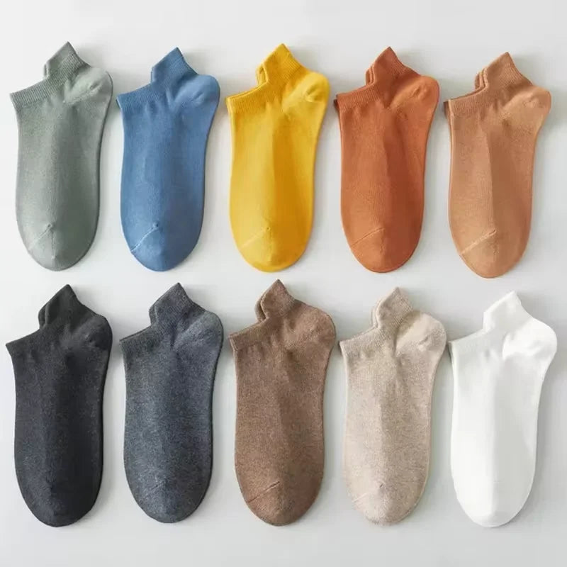 3 Pairs Men's Comfort Fit Cushion Performance Athletic Crew Socks For Outdoor Sports