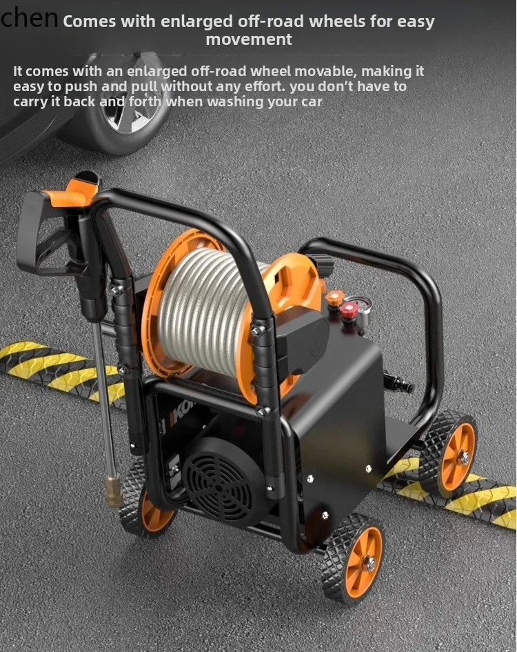 HXL Car Washer Household 220V High Pressure Water Pump High Power Booster Cleaning Machine Floor Washing
