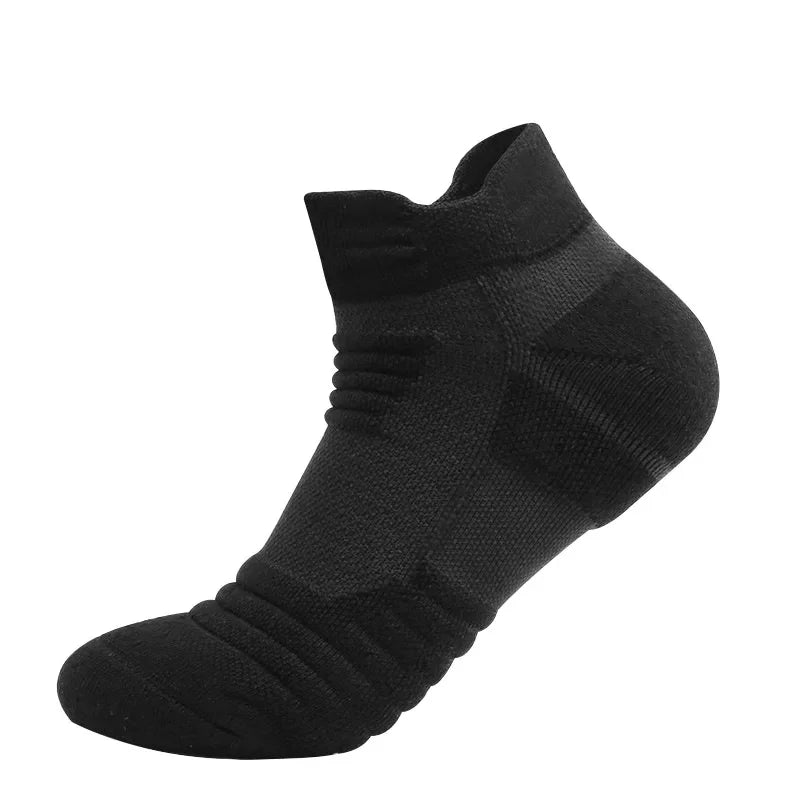 3 Pairs Men's Comfort Fit Cushion Performance Athletic Crew Socks For Outdoor Sports