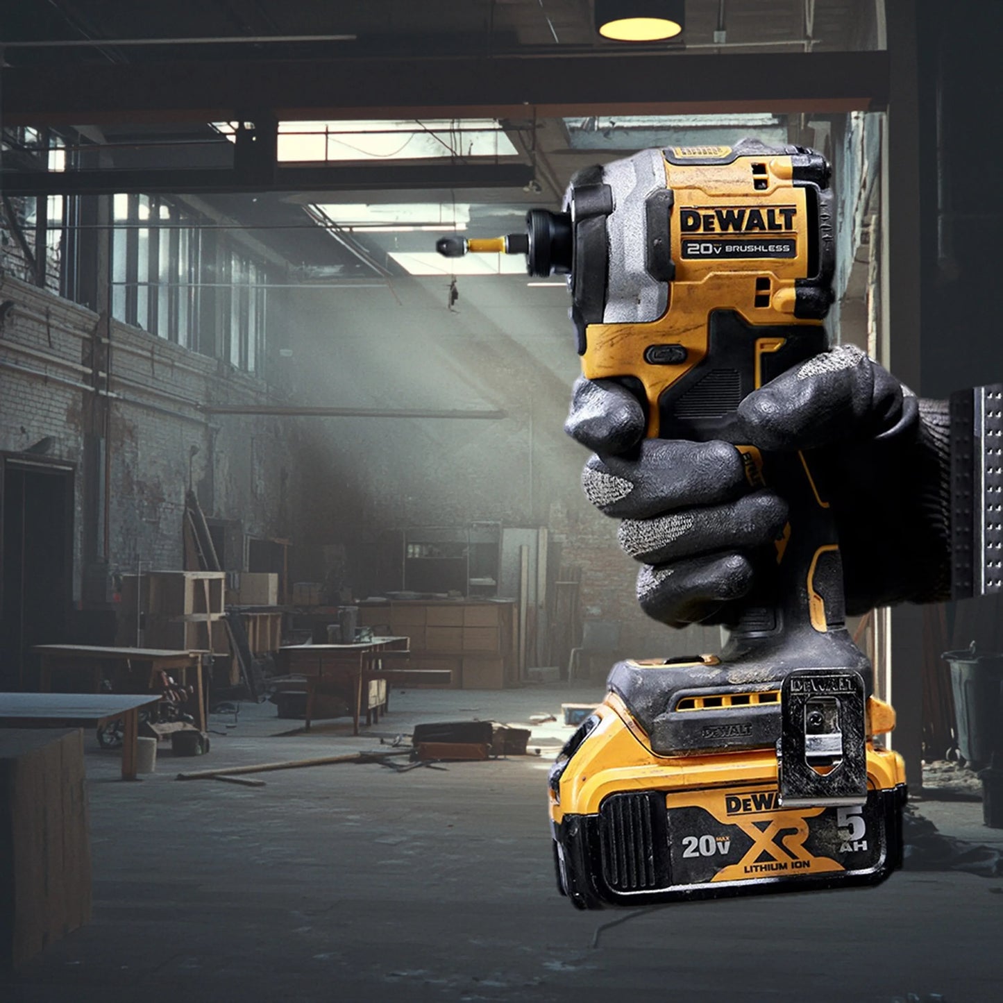 2025 DeWalt DCF850 20V Lithium-ion Battery Brushless Cordless Drill, High Torque Tool