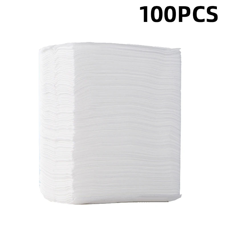 100PCS electrostatic precipitator paper disposable cloth mop replacement head for cleaning pet hair and dust