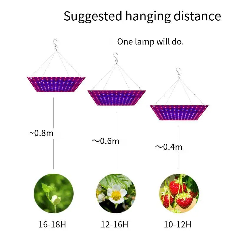 I LED Full Spectrum Grow Light Quantum Board Plant UV Lamp Indoor Flower Seedling Hydroponic Greenhouse Vegetable Cultivation