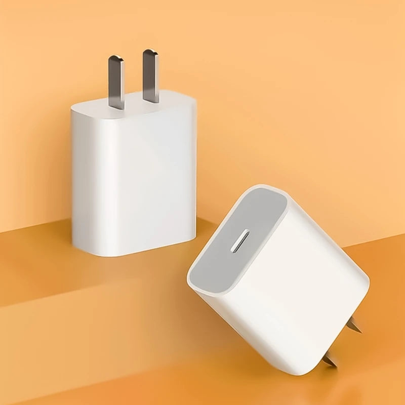 USB C Fast Block PD 20W QC3.0 Fast Charging Adapter Brick Fast Charging Block