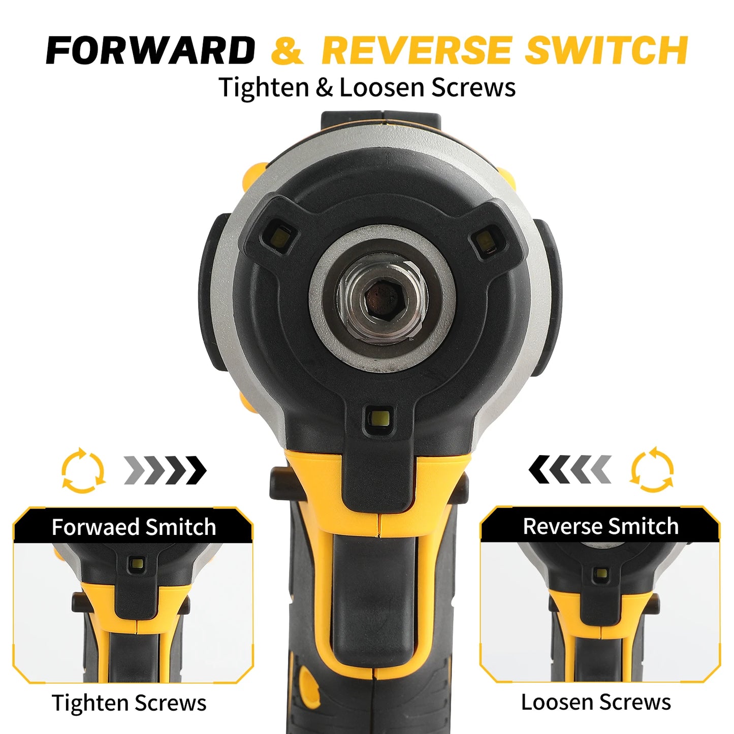 DEWALT electric screwdriverDcf850compatible withDEWALToriginal battery portable brushless impact screwdriver wrench bare machine