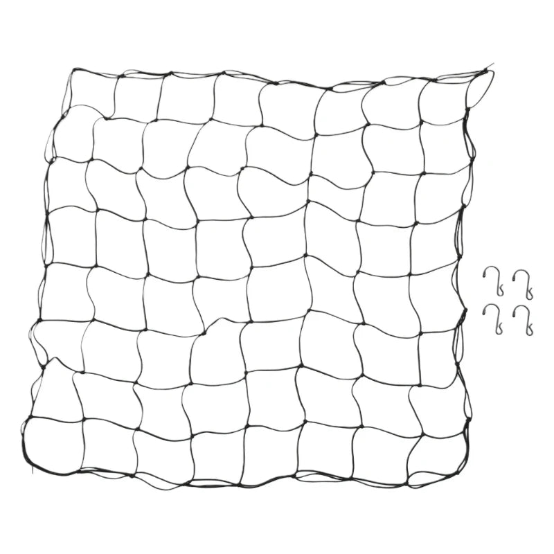 Y3NA Flexible Elastic Trellis Netting Plant Support Kits With Hook Prevent Tent Wall Sucking In For Grow Tent Garden
