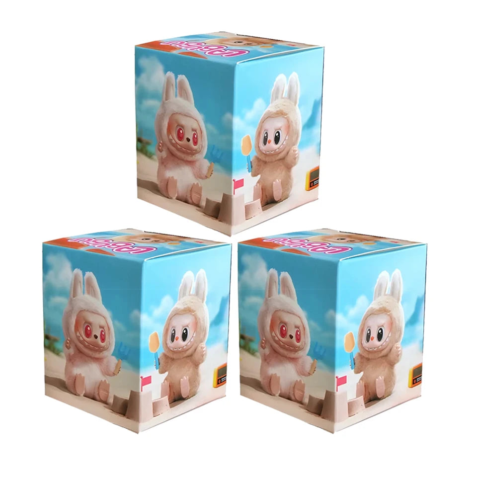 New For Labub V1 V2 Transparent Protective Cover Dustproof Hanging Plush Doll Bag Monster Toy Elf Doll Storage Box Display Cover