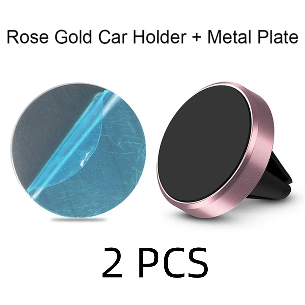 Magnetic car phone holder Mount air vent smartphone mobile stand bracket cell GPS support in car for iPhone Xiaomi Mi Samsung LG