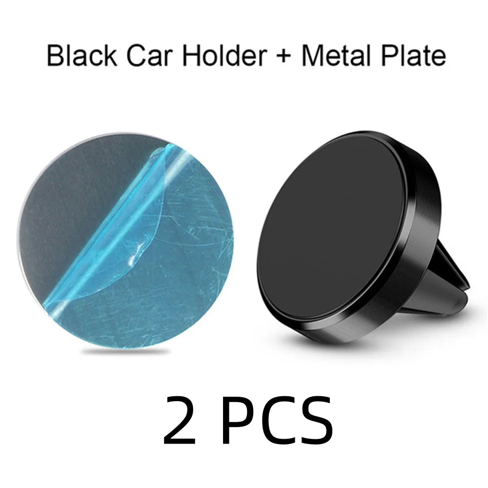 Magnetic car phone holder Mount air vent smartphone mobile stand bracket cell GPS support in car for iPhone Xiaomi Mi Samsung LG