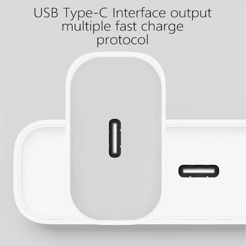 USB C Fast Block PD 20W QC3.0 Fast Charging Adapter Brick Fast Charging Block