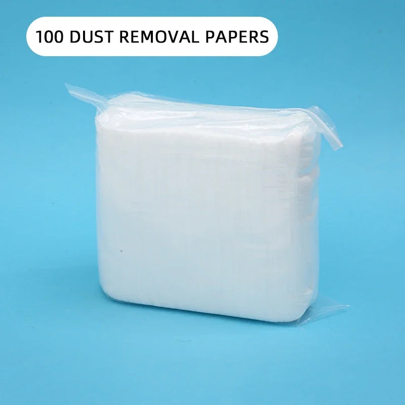 100PCS electrostatic precipitator paper disposable cloth mop replacement head for cleaning pet hair and dust