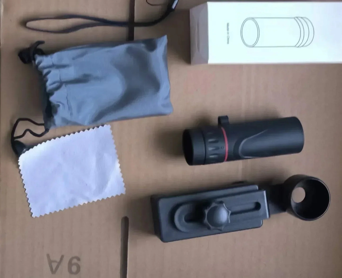 New 2000x25 HD Monocular Telescope Mini Portable Mobile Phone Telescope with Holder Camping Hunting Birdwatching Telescope