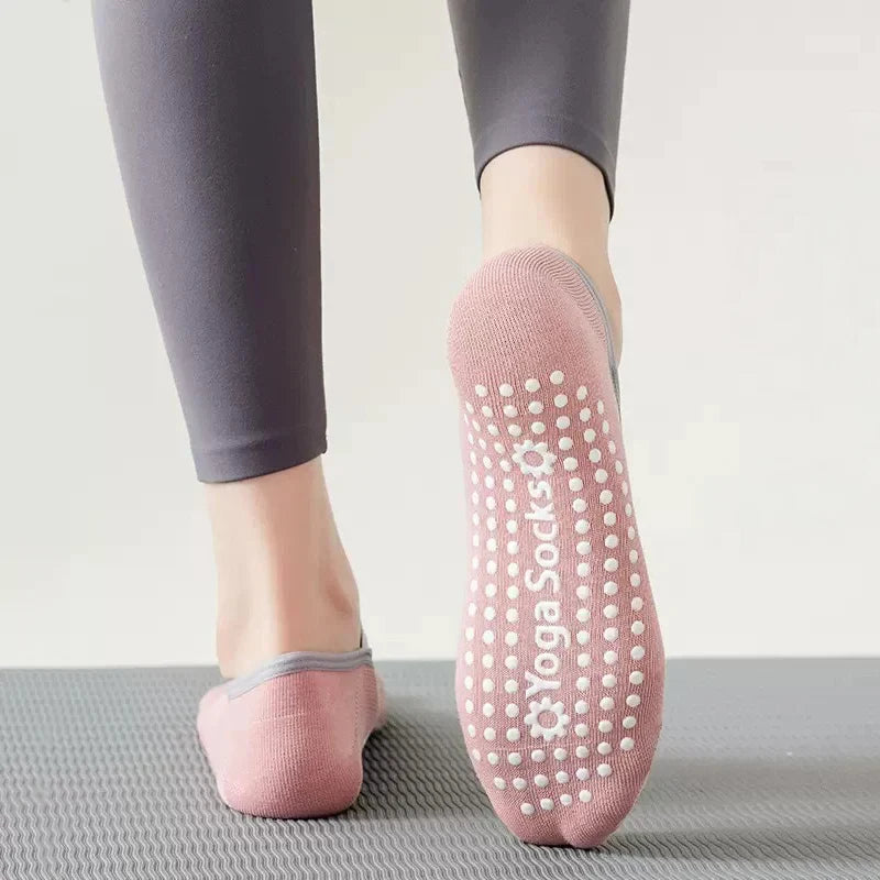 Prati Yoga Socks Non slip Women's Socks Sports Fitness Silicone Breathable Towel Bottom Yoga Socks Bandage Dance Ballet Socks