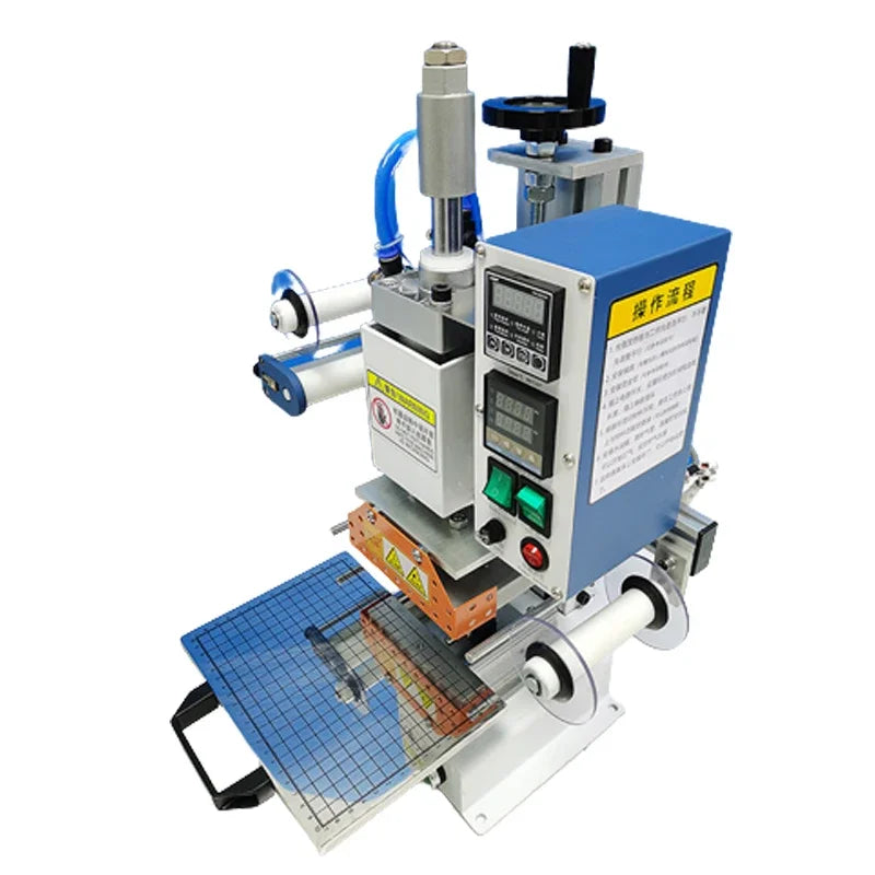 Small Automatic WL-CT01/02 DTF Printer Pneumatic Embossing Machine Hot Stamping Trademark Leather Paper Plastic Wood Indentation