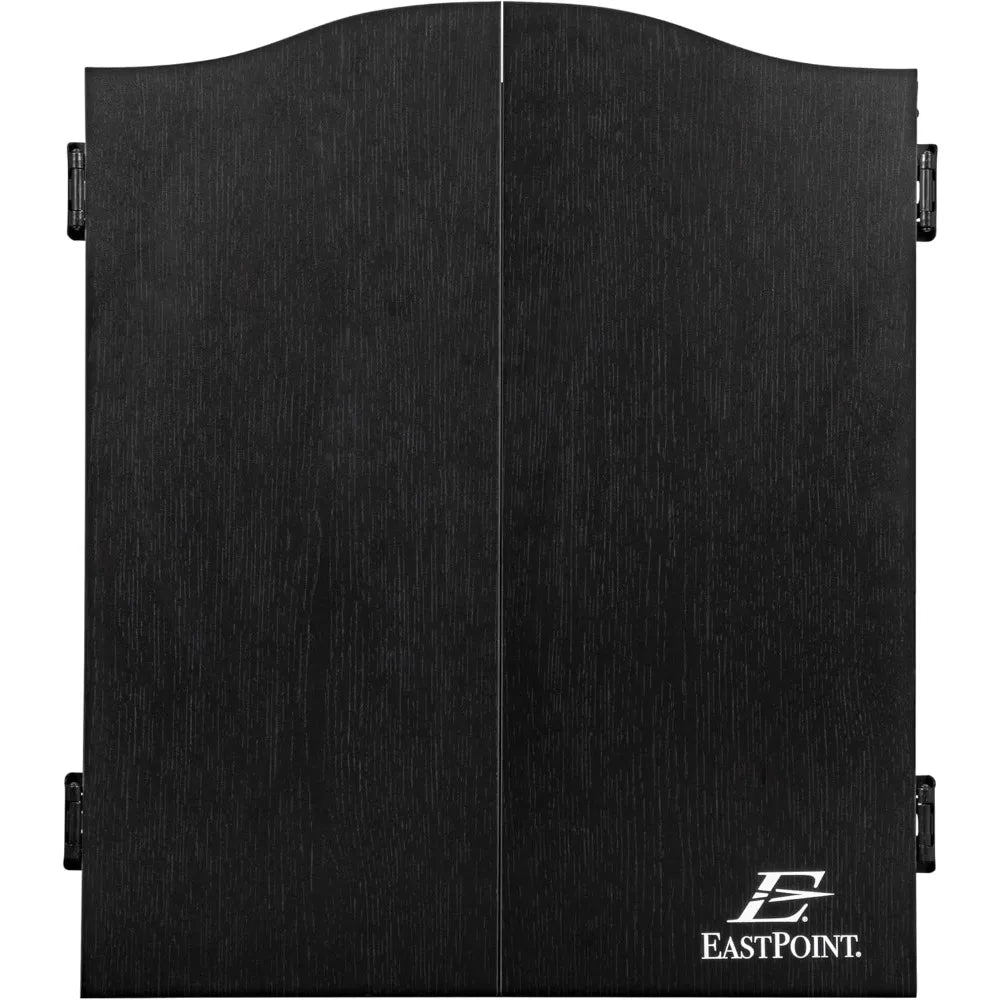 Tournament Bristle Dartboard and Easy Hang Cabinet with Electronic Scoreboard and 6 Steel Tip Darts
