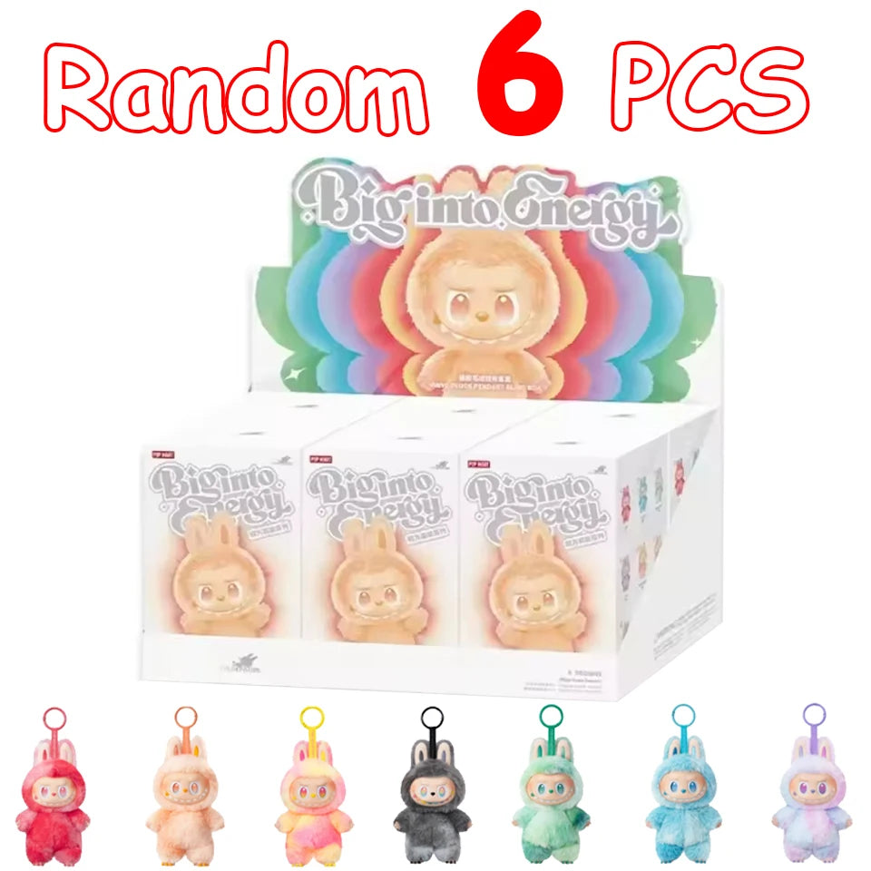 New For Labub V1 V2 Transparent Protective Cover Dustproof Hanging Plush Doll Bag Monster Toy Elf Doll Storage Box Display Cover