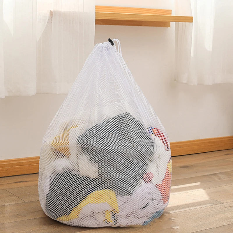 Large Washing Laundry Bag Mesh Organizer Net Dirty Bra Socks Underwear Shoe Storag Wash Machine Cover Clothes