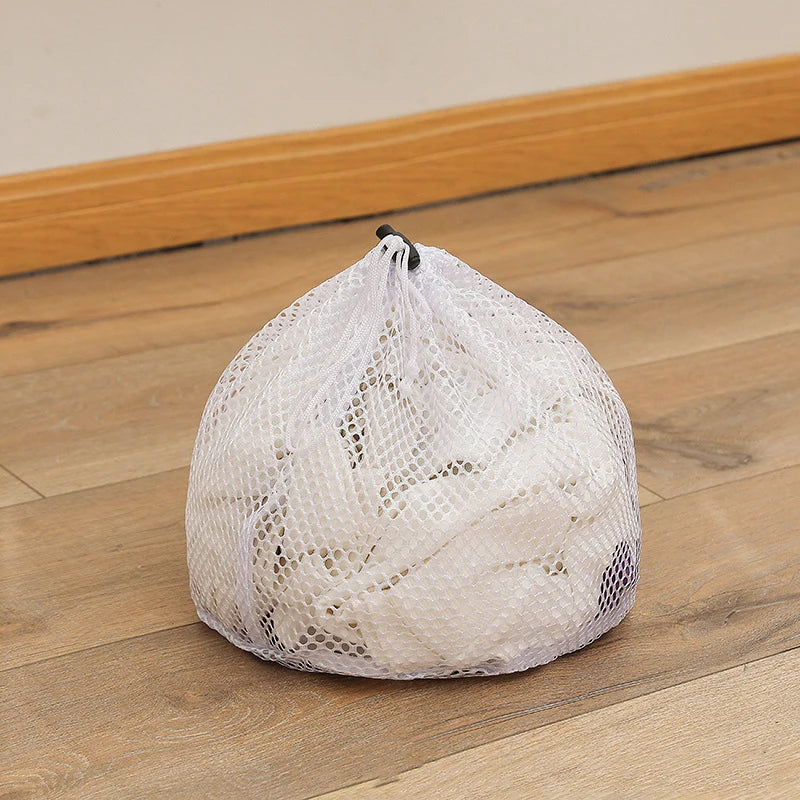 Large Washing Laundry Bag Mesh Organizer Net Dirty Bra Socks Underwear Shoe Storag Wash Machine Cover Clothes