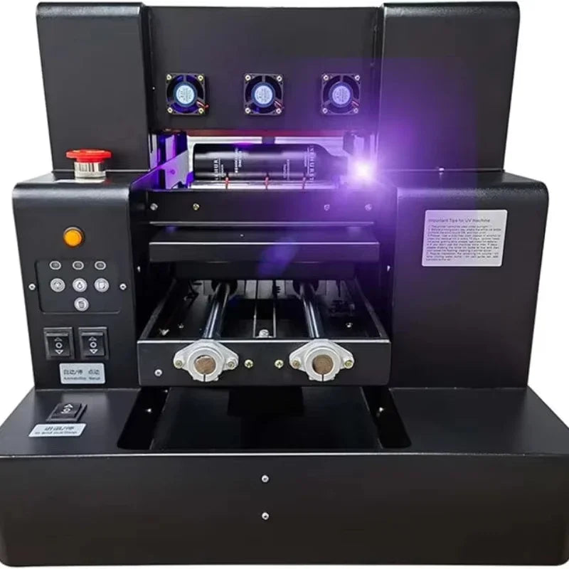 SIHAO UV Printer A3 A4 DTF UV Printer UV LED Inkjet Printer USB 5760 x 1440dpi with Rotation for Bottles/Paper/Phone Case/PVC