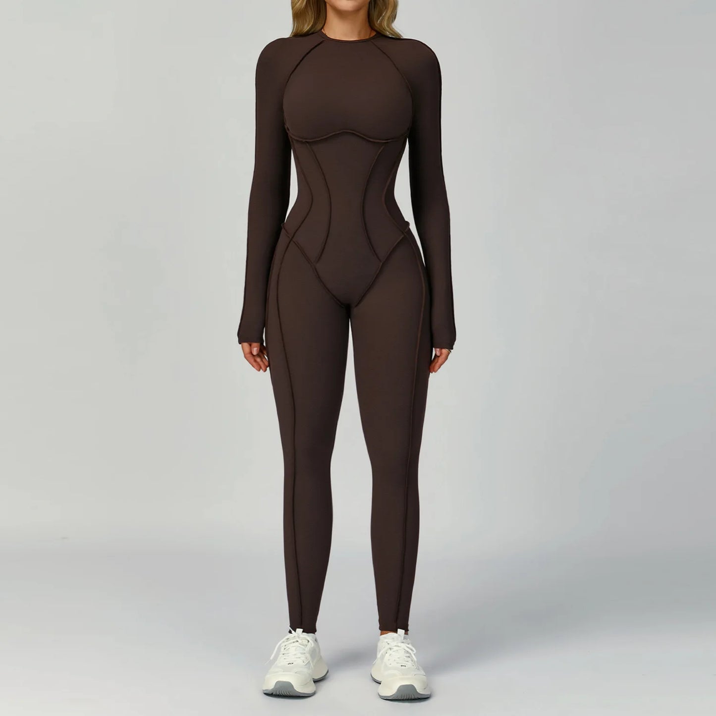 Women Tracksuit Yoga Clothes Suit Workout Sports Set Bodysuits Gym Set Women Training Siamese Fitness Jumpsuit Female Sportswear