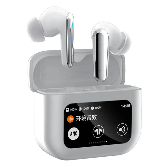 Top Selling Product Q30 Tour Pro 2 Tws Lcd Touchscreen Anc Enc Dual Noise Reduction Wireless Cuffie bluethooth Earphone Earbuds