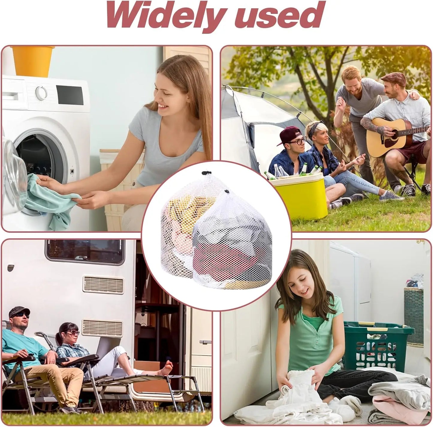 Large Washing Laundry Bag Mesh Organizer Net Dirty Bra Socks Underwear Shoe Storag Wash Machine Cover Clothes