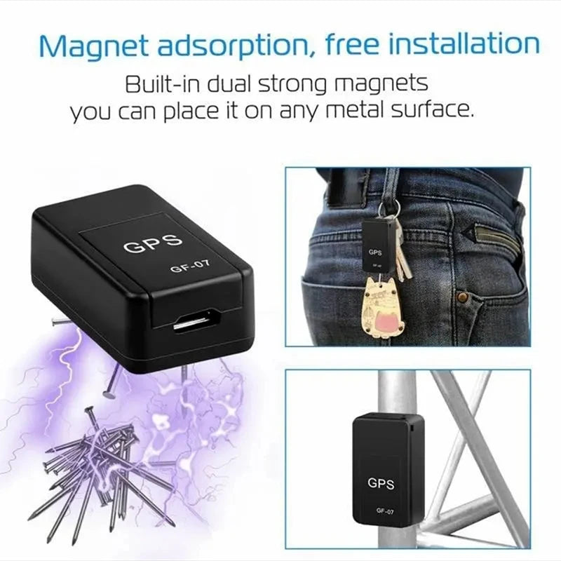 Universal Tracking Device Gf07 Mini Car Tracker Magnetic Gps Real Time Vehicle Locator Anti-Lost Recording Rechargeable