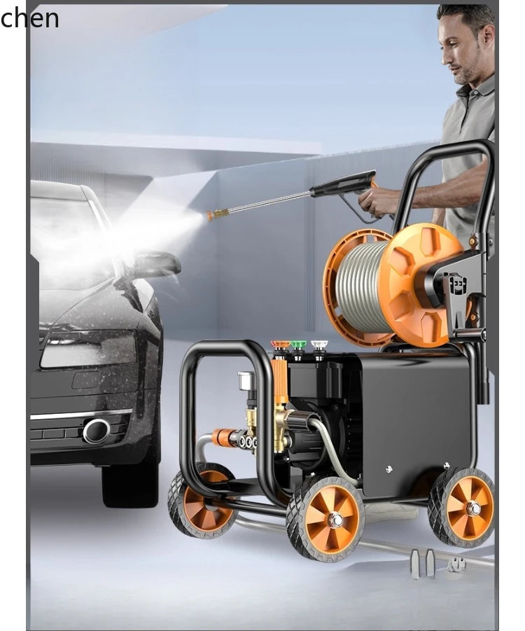 HXL Car Washer Household 220V High Pressure Water Pump High Power Booster Cleaning Machine Floor Washing
