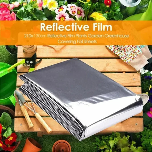 Silver Mylar Highly Reflective Films For Grow Foil Tent Room Garden Greenhouse Farming Increase Plant Growth Reflective Film