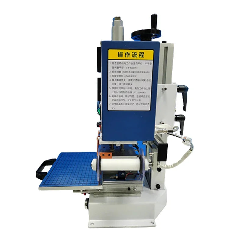 Small Automatic WL-CT01/02 DTF Printer Pneumatic Embossing Machine Hot Stamping Trademark Leather Paper Plastic Wood Indentation