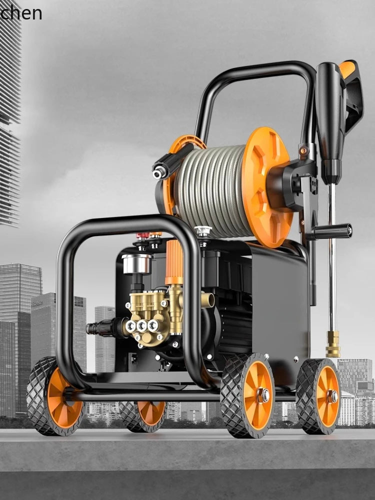 HXL Car Washer Household 220V High Pressure Water Pump High Power Booster Cleaning Machine Floor Washing